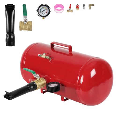 Eikuavons Luft-Reifenwulstfüller Reifenbooster 40 L, 300 x 595 mm Reifenfüllgerät, Arbeitsdruck 8 bar, max. 10 bar, für Autos, LKWs, Wohnmobile und Geländefahrzeuge von Eikuavons