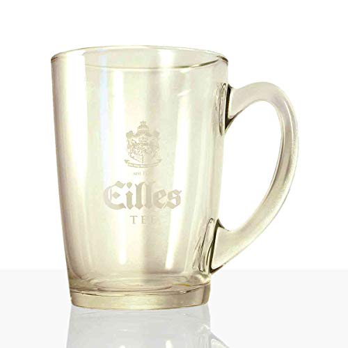 EILLES Tee - 1 Becher aus Glas mit Logo von Eilles