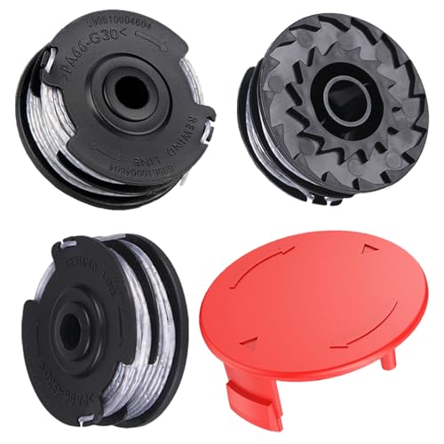 3 Stücke Rasentrimmer Fadenspule für Bosch AdvancedGrass Cut 36 ART 30-36 LI ART 24 27 27+ 30 30+, mit 1 Spulenabdeckung, Fadenspulen für Bosch Trimmer Rasentrimmer F016800351 3 Stücke Rasentrimmer Fadenspule für Bosch AdvancedGrass Cut 36 ART 30-36 LI ART 24 27 27+ 30 30+, mit 1 Spulenabdeckung, Fadenspulen für Bosch Trimmer Rasentrimmer F016800351 von Eimuweip