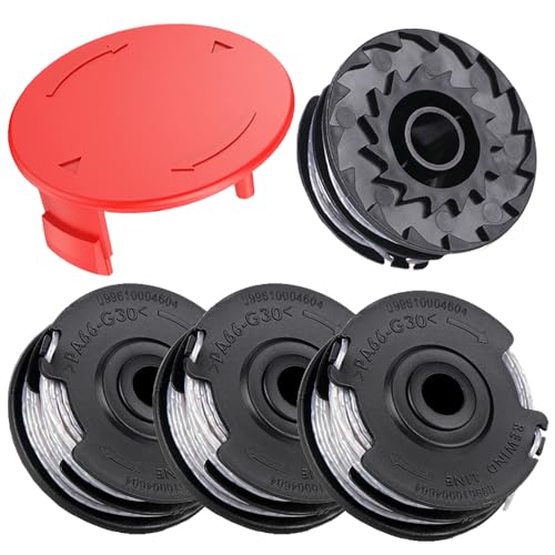 4 Stück Rasentrimmer Fadenspule passend für Bosch ART 30-36 LI ART 24 24+ 27 27+ 30 30+, mit 1 Kappe, Fadenspule F016800351 für Bosch Advancedgrasscut Rasentrimmer 4 Stück Rasentrimmer Fadenspule passend für Bosch ART 30-36 LI ART 24 24+ 27 27+ 30 30+, mit 1 Kappe, Fadenspule F016800351 für Bosch Advancedgrasscut Rasentrimmer von Eimuweip