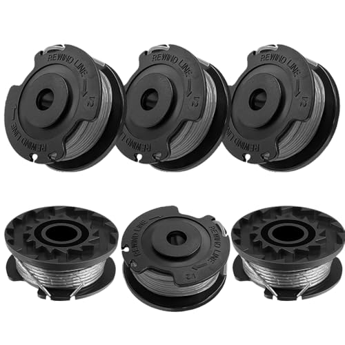6 Stück Fadenspule für F016800569 F016800385 Rasentrimmer, Rasentrimmer Spule kompatibel mit Bosch Art 23 SL 26 SL, Bosch Akku Rasentrimmer EasyGrassCut 18, 23, 26 von Eimuweip
