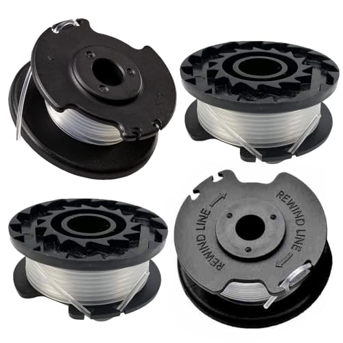 4 Stück Ersatzfadenspule Für Einhell, Ersatzfadenspule passend für GE-CT 18/28 Li, GE-CT 18/28 Li TC, GE-CT 18/260 Li Akku-Rasentrimmer, Nylon-Rasentrimmer Ersatzfadenspule von Eimuweip