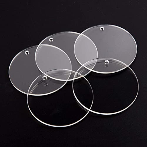 Ein Herz 30 Stück Acryl Transparente Kreis Scheiben mit Loch, 5cm Klare Acrylplatte, Acrylscheibe Platte Dicke 2 mm, Acrylglas rund Plexiglas Platten für DIY Display Projekte Schild Handwerk Ein Herz 30 Stück Acryl Transparente Kreis Scheiben mit Loch, 5cm Klare Acrylplatte, Acrylscheibe Platte Dicke 2 mm, Acrylglas rund Plexiglas Platten für DIY Display Projekte Schild Handwerk von Ein Herz