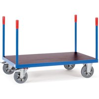 fetra® Schwerlast-Plattformwagen, mit Rungen, Ladefläche 800 x 2.000 mm von fetra®