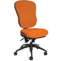 Topstar® Bürodrehstuhl Wellpoint 30 SY, ergonomisch verstellbar, orange von Topstar®