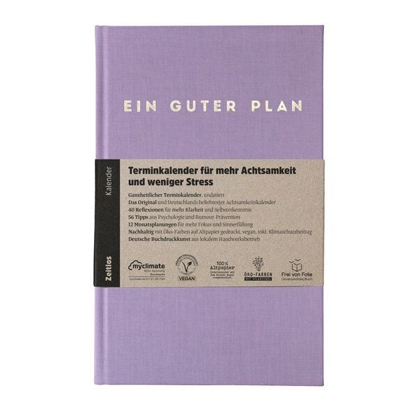 Ein guter Plan Zeitlos – Undatierter Terminkalender für mehr Achtsamkeit und weniger Stress von Ein guter Plan