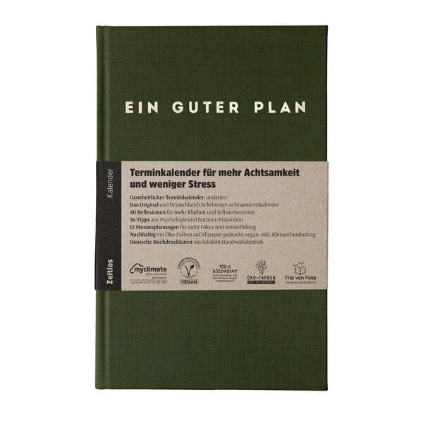 Ein guter Plan Zeitlos – Undatierter Terminkalender für mehr Achtsamkeit und weniger Stress von Ein guter Plan