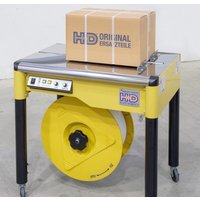 Halbautomatische Umreifungsmaschine HDS-25, mobil mit Lenkrollen, für Bandbreite 12 mm von Hagenauer + Denk KG