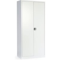 Flügeltürschrank BASIC, HxBxT 1.950 x 925 x 600 mm, lichtgrau von Basic