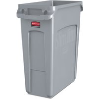 Wertstoffsammler Rubbermaid Slim Jim® mit Lüftungskanälen, 87 l, grau von Rubbermaid®