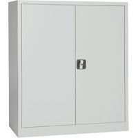 Flügeltürschrank BASIC, 3 OH, Breite 1.200 mm, RAL 7035 lichtgrau von Basic