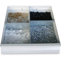 Schubladeneinteilung für PAVOY Schränke mit Rollenführung, 2 STW, für Frontenhöhe 100 mm Schubladeneinteilung für PAVOY Schränke mit Rollenführung, 2 STW, für Frontenhöhe 100 mm von Pavoy