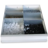 Schubladeneinteilung für PAVOY Schränke mit Rollenführung, 4 STW, für Frontenhöhe 100 mm Schubladeneinteilung für PAVOY Schränke mit Rollenführung, 4 STW, für Frontenhöhe 100 mm von Pavoy