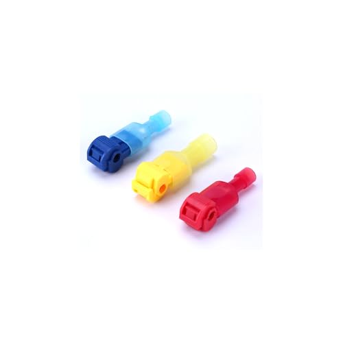 30 stück T-Steckverbinder Crimpklemmen Set, Elektrische Kabelverbinder, elektrischer Stecker, Verbindungsklemmen, Schnellverbinder für elektrische Drähte, Crimpklemmen, Blockverriegelung (30) von Einaus