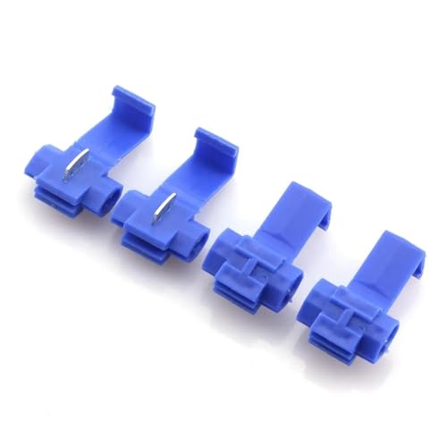 Abzweigverbinder Schnellverbinder Stromdiebe Steckverbinder Schneidverbinder Abzweigverbinder Set, Schnellverbinder, Kabeldieb Kabelabzweiger Quickverbinder (30, Blau) von Einaus