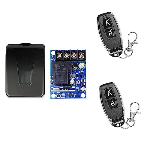Empfänger und Handsender Relais schalter 12v funkschalter mit fernbedienung DC12V 24V 36V 48V 40A Funkfernsteuerung Pumpen Rolltorschleusen Licht Gartenbewässerung Auto Diebstahlsicherungssystem Empfänger und Handsender Relais schalter 12v funkschalter mit fernbedienung DC12V 24V 36V 48V 40A Funkfernsteuerung Pumpen Rolltorschleusen Licht Gartenbewässerung Auto Diebstahlsicherungssystem von Einaus