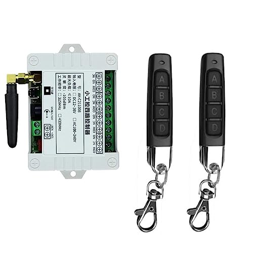 Hohe empfindlichkeit DC 12 V 24V 36V universal Funkfernsteuerung Relaisschalter NO COM NC 4CH 4 Kanal kabellose fernbedienung Schalter Funkschalter Sender Empfänger Garagentor Gartenbewässerung Hohe empfindlichkeit DC 12 V 24V 36V universal Funkfernsteuerung Relaisschalter NO COM NC 4CH 4 Kanal kabellose fernbedienung Schalter Funkschalter Sender Empfänger Garagentor Gartenbewässerung von Einaus
