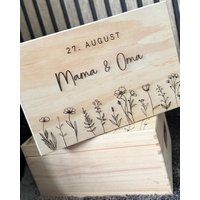 Erinnerungskiste Mama L Oma Holzkiste Geschenk Personalisierte Box Fsc 30x20x14 cm Erinnerungskiste Mama L Oma Holzkiste Geschenk Personalisierte Box Fsc 30x20x14 cm von EineFreudeMachen
