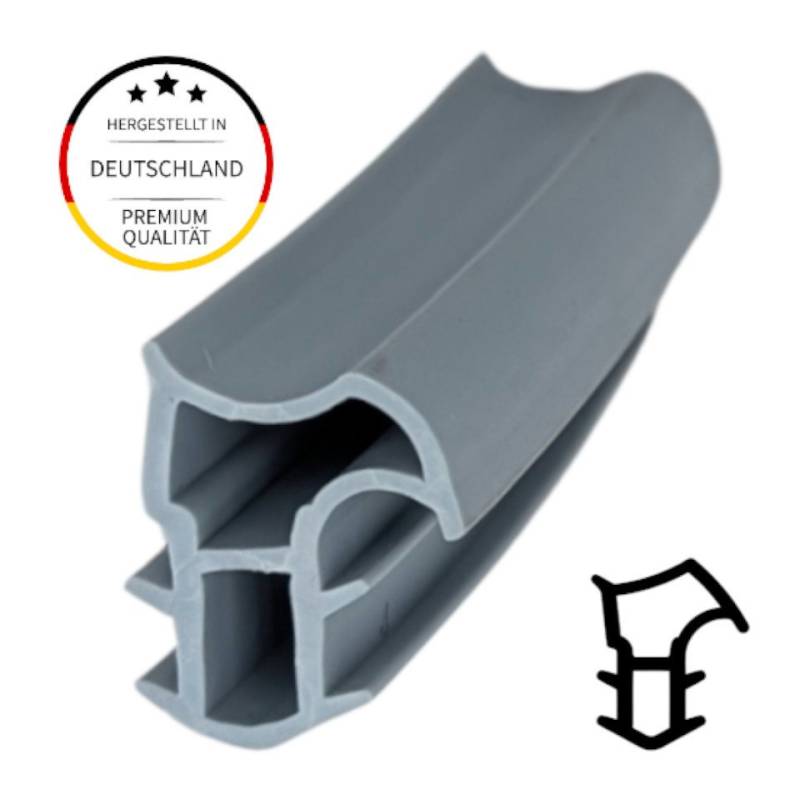 Einfach Dichtungen Dichtband Stahlzargendichtung I 5m I Farbe Grau ► Langlebig und wartungsfrei von Einfach Dichtungen