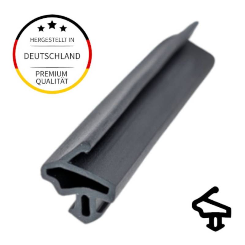 Einfach Dichtungen Profildichtungsband Anschlagdichtung I 5m I Farbe Schwarz ► Langlebig und wartungsfrei von Einfach Dichtungen