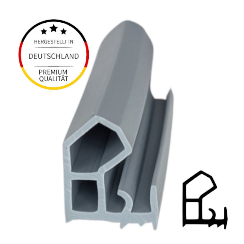 Einfach Dichtungen Profildichtungsband Metalltürdichtung I 5m ► Dichtung Türe ► Stahlzargendichtung ► Ersatzdichtung ► Wohnungstürdichtung ► Langlebig und wartungsfrei von Einfach Dichtungen