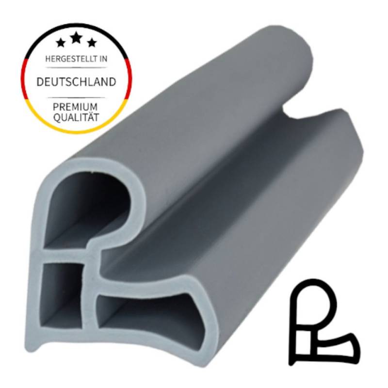 Einfach Dichtungen Profildichtungsband Stahlzargendichtung I 5m I Farbe Grau oder Weiß von Einfach Dichtungen