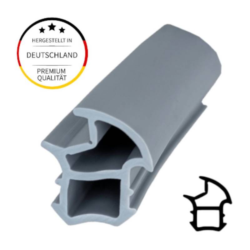 Einfach Dichtungen Türdichtband Stahlzargendichtung I 5m I Farbe Grau ► Langlebig und wartungsfrei von Einfach Dichtungen