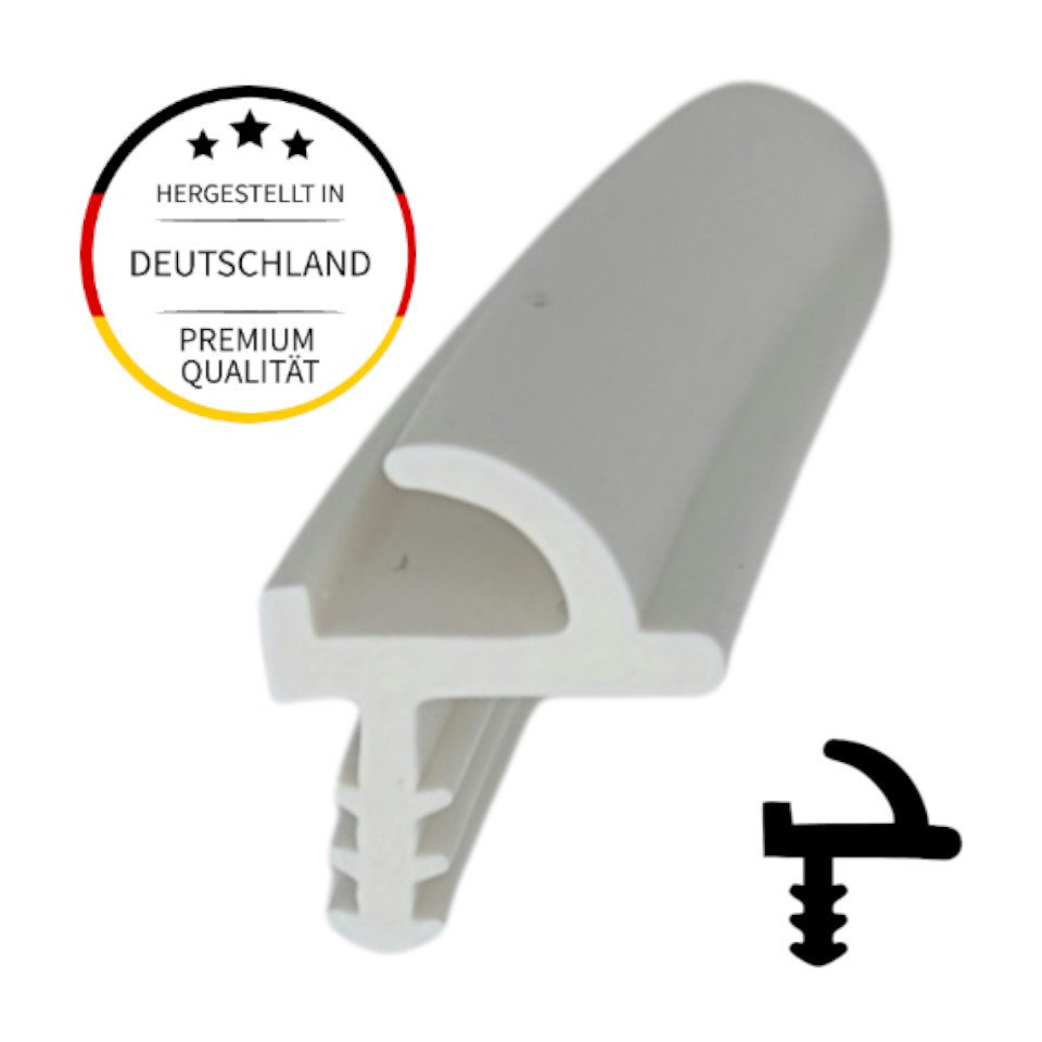 Einfach Dichtungen Türdichtband Zimmertürdichtung I 5m I Farbe Weiß oder Braun von Einfach Dichtungen