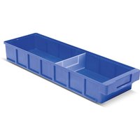Regalkästen ohne Sichtöffnung, BxT 186 x 600 mm, blau von LA-KA-PE