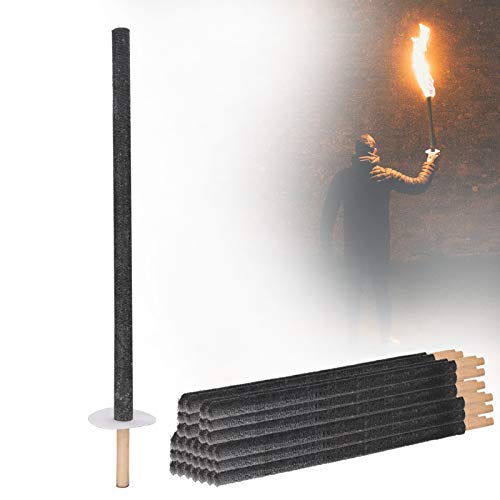 EINFEBEN Fackeln 50 Stück,Brennzeit 100 min.inkl. 50 x Handschutz, mit Extra Langem Griff,Wachsfackeln ,Gartenfackeln,Sicherer Spaß mit Fackeln,für Nachtwanderung und Veranstaltungen EINFEBEN Fackeln 50 Stück,Brennzeit 100 min.inkl. 50 x Handschutz, mit Extra Langem Griff,Wachsfackeln ,Gartenfackeln,Sicherer Spaß mit Fackeln,für Nachtwanderung und Veranstaltungen von Einfeben