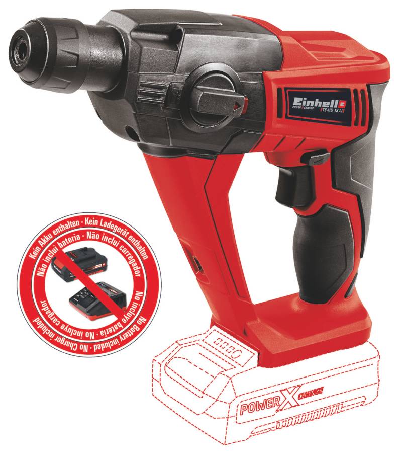 Einhell Akku-Bohrhammer TE-HD 18 Li-Solo 4513812 von Einhell Germany AG