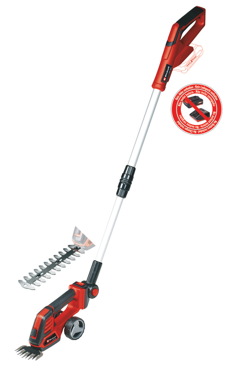 Einhell Akku-Gras- und Strauchschere GE-CG 18/100 Li T-Solo 3410310 von Einhell Germany AG