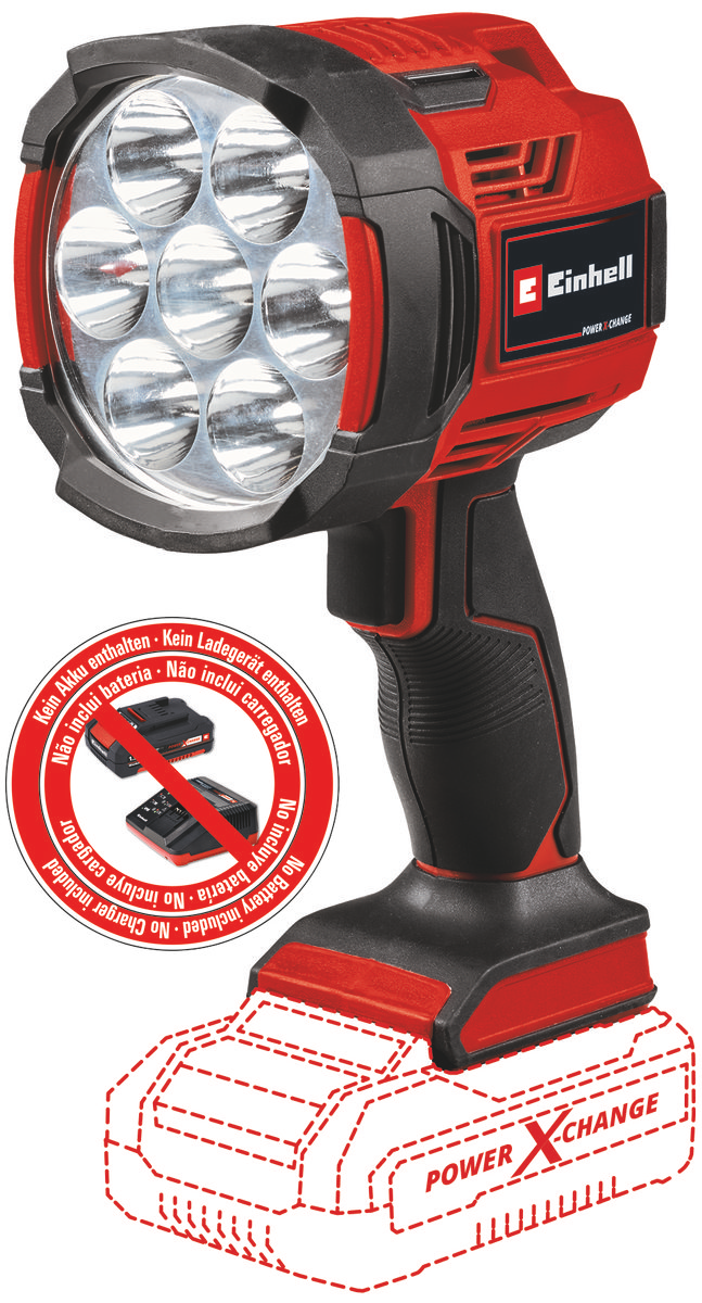 Einhell Akku-Lampe TE-CL 18/2500 LiAC-solo 4514145 von Einhell Germany AG