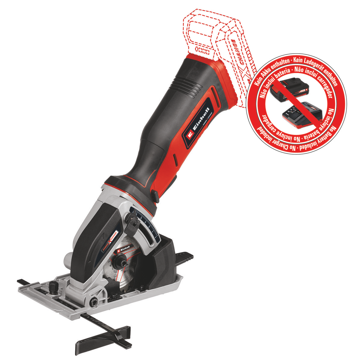 Einhell Akku-Mini-Handkreissäge TE-CS 18/89 Li - Solo 4331100 von Einhell Germany AG