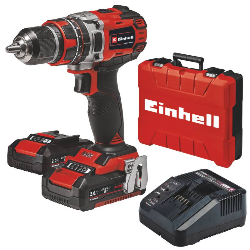 Einhell Akku-Schlagbohrschrauber TE-CD 18/50 Li-i BL (2x2,0Ah) 4513940 von Einhell Germany AG