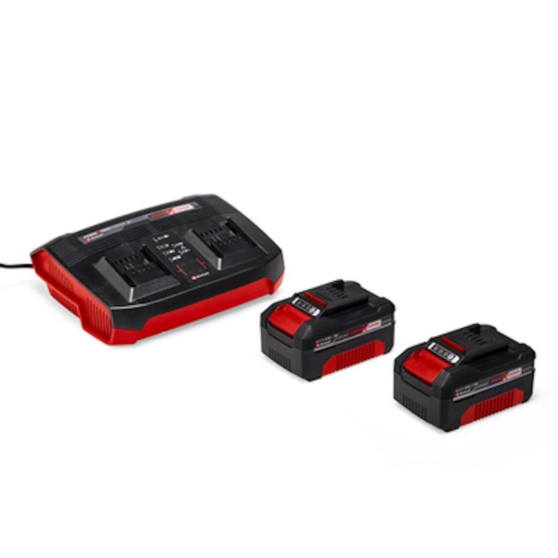 Einhell Akkuset PXC-Starter-Kit 2 18V 2x 4,0Ah & Twincharger Kit 4512112 von Einhell Germany AG