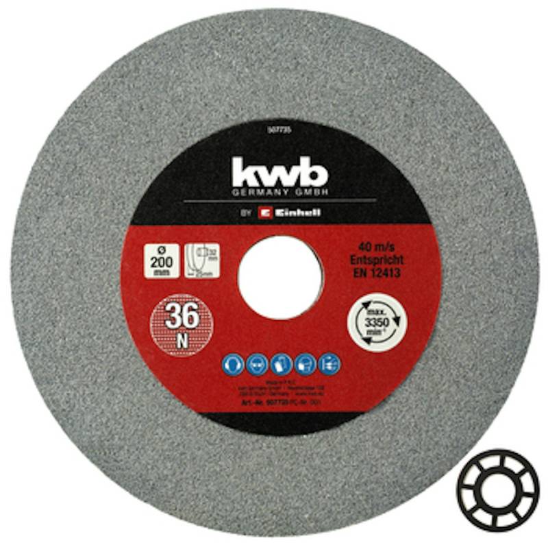 Einhell Doppelschleifer-Zubehör Schleifsch.200x32/16x25mm K36 49507735 von Einhell Germany AG