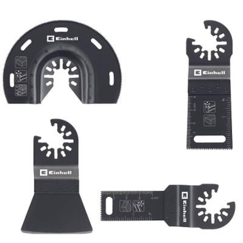 Einhell Multifunktionswerkzeug-Zubehör Multi-Tool-Set Ho,Ku 4tlg. 49708850 von Einhell Germany AG