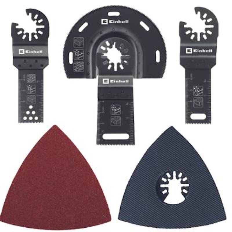 Einhell Multifunktionswerkzeug-Zubehör Multi-Tool-Set Ho,Me,Ku 17tlg. 49708950 von Einhell Germany AG