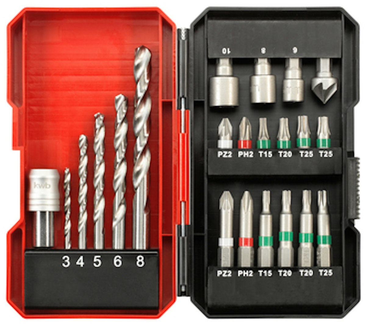 Einhell Werkzeug-Zubehör Bit-Bohrerbox 22tlg. S-Box 49108806 von Einhell Germany AG