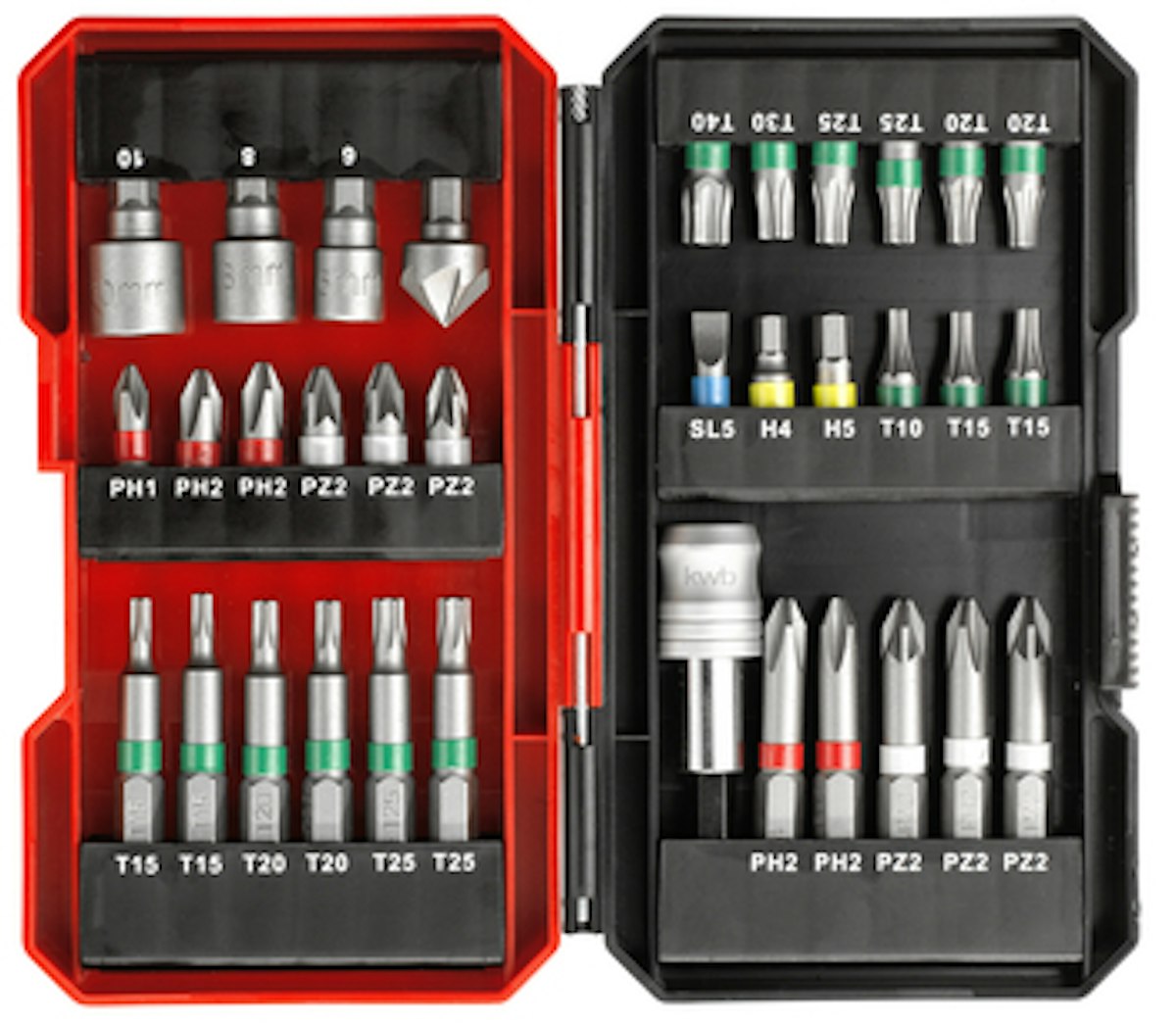 Einhell Werkzeug-Zubehör Bitsatz 34 tlg. S-Box 49108801 von Einhell Germany AG