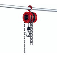 Einhell - Kettenflaschenzug tc-ch 1000 (max. 1.000 Kilo auf max. 2,5 m Hubhöhe, robustes, geschlossenes Metallgehäuse für sichere Kettenführung, von Einhell
