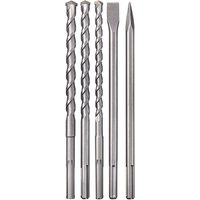 EINHELL Bohrhammer-Zubehör, 5 SDS-Max Bohr-Meissel-Set von Einhell