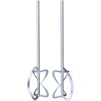 EINHELL Farb- und Mörtelrührer-Zubehör »Einhell Accessory«, Twinrührer Mörtel, 120 x 550 mm - silberfarben von Einhell