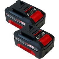 Einhell 2x Power X-Change Akku 18 V 4,0 Ah Li-Ion ( 2x 4511396 ) mit Ladestandanzeige von Einhell