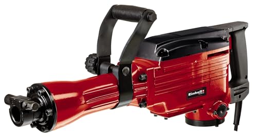 Einhell Abbruchhammer TC-DH 43 (1.600 W, 43 J Einzelschlagstärke, robuste SDS-hex-Werkzeugaufnahme, 180°-verstellbarer Zusatzhandgriff, inkl. Spitz- und Flachmeißel, Koffer) von Einhell