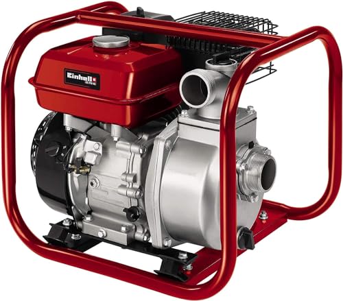 Einhell Benzin-Wasserpumpe GE-PW 46 (4,6 kW, 4-Takt-Motor, max. Fördermenge 23.000 L/Std., 3,6 l-Tank, Ölmangelsicherung, inkl. Adapter Schlauch-/ AG-Gewindeanschluss) von Einhell