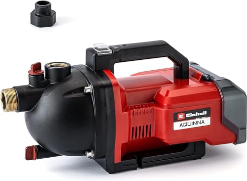 Einhell Akku-Gartenpumpe AQUINNA 36/30 Power X-Change (2 x 18V, 2-Stufen ECO-Schalter, Wassereinfüll- und Ablassschraube, Thermoschutz, Tragegriff, ohne Akkus und Ladegerät) von Einhell