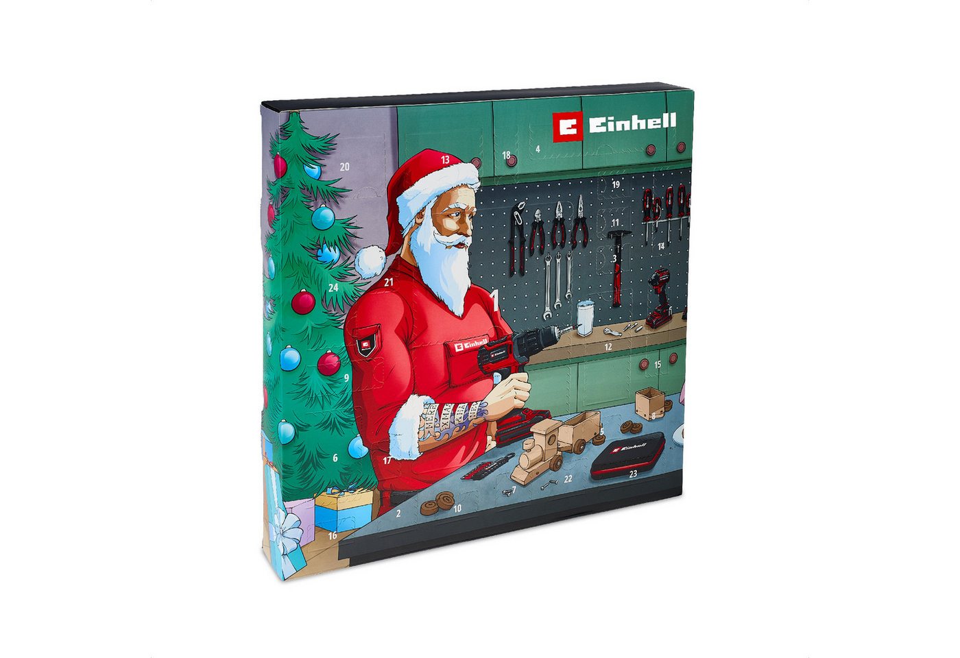 Einhell Adventskalender, 24 Werkzeuge, Bit- und Ratschenzubehör, Schneid-/Messwerkzeuge Einhell Adventskalender, 24 Werkzeuge, Bit- und Ratschenzubehör, Schneid-/Messwerkzeuge von Einhell