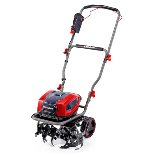 Einhell Akku-Bodenhacke GP-CR 36/45 Li E BL- Solo Power X-Change (36 V, Brushless, 45 cm Arbeitsbreite, 23 cm Arbeitstiefe, höhenverstellbare Räder, ohne Akku) von Einhell